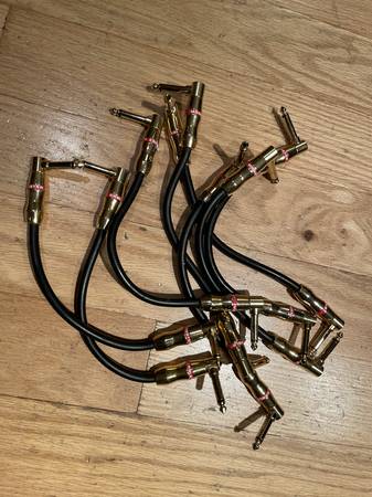 Monster pro link instrument cables 8" and 20" lengths 1