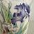Otogati Japanese porcelain Iris Bouquet vase 8" 3 thumbnail