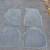 1996-2000 Honda Civic Coupe floor Mats Factory OEM Gray Cleaned  Set 1 thumbnail