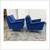 West Elm Carlo Mid Century Arm Chairs, Pair 6 thumbnail