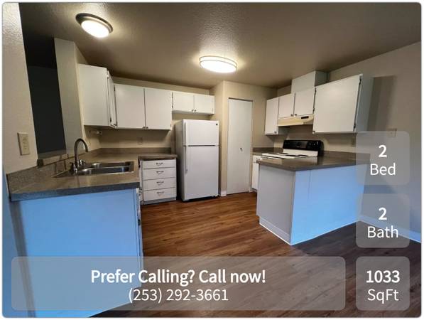 $1,899 / 2 hab - 1033 pies² - ¡El lugar ideal para ti! Hermoso de 2 habitaciones / 2 baños - ¡ubicación privilegiada! (Tacoma - West End)63442977426305122