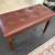 Bonnlo Brown Duet Piano Bench with decorative buttons 7 thumbnail