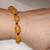 Genuine Amber and Garnet Bead Bracelet 1 thumbnail