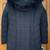 Cynsale!stretchable Calvin Klein women size S winter coat black hood 2 thumbnail
