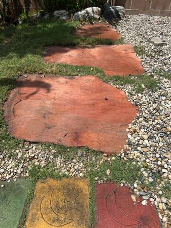 Natural Arizona Red Garden  Flagstones 1