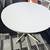 Round office style tables with metal leg base 42" across 30" high (3) 1 thumbnail