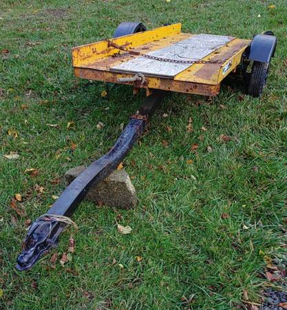 vintage 1968 snowmobile trailer spartan 1