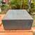 Vintage 2 door card file cabinet, metal 3 thumbnail