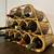 ***  New! Beautiful Teak, Balancing Single Wine Bottle Holder *** 4 thumbnail