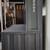 Acme Cargo Gunmetal Rectangular Computer Desk w/Hutch EUC 11 thumbnail