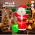 Qunler 8FT Christmas Inflatable Outdoor Decoration, Santa Christmas Inflatable w 2 thumbnail