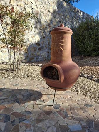 Terra Cotta Chiminea 1