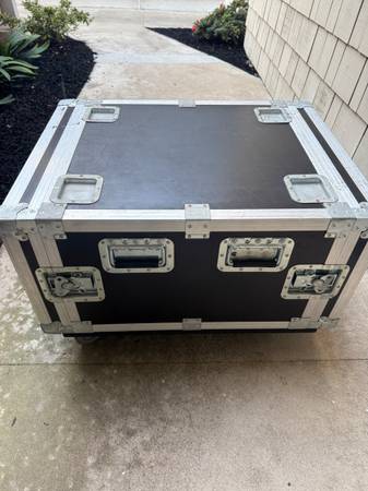 $1000+ 6U road case rack mount shock foam ata flight amps processors 1