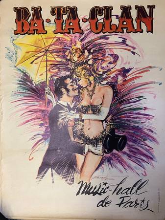 Poster  BA TA CLAN Vintage French 1