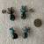 Vintage Navajo Sterling Silver and Turquoise bugs 1 thumbnail
