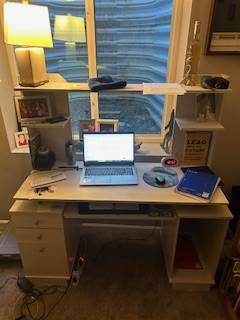 Office Desk (White, Spacious & Modern) 1