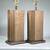 (2pc) Pair Tall Brown MCM Design Table Lamps 1 thumbnail