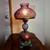 Vintage Mid Century Modern Amethyst Glass Lamp With Diamond Point Hobn 1 thumbnail