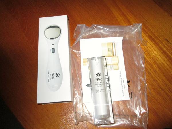 NEW Prai Ageless Throat Ionic Device Set 1