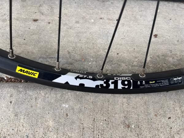 MAVIC XM319 手組みホイール(27.5インチ) MAVIC XM319 手組みホイール(27.5インチ) MAVIC XM319 手組み