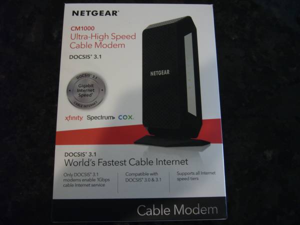 NetGear CM1000 Ultra-High Speed Cable Modem 1