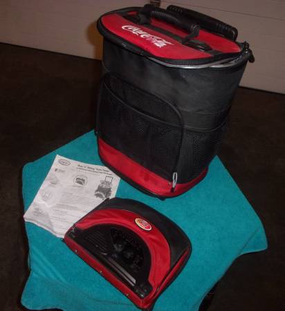 COCA COLA , ROCK "N" ROLING RADIO COOLER with DETACHABLE AM/FM RADIO 1