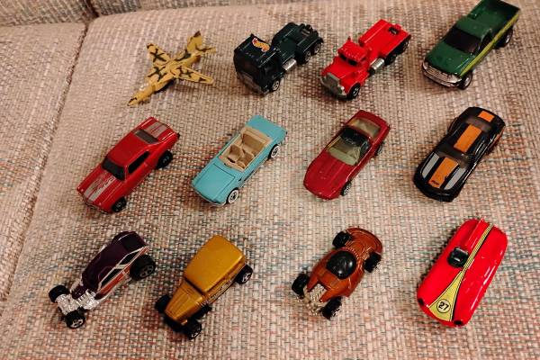 Small Collectible Cars, Trucks, and Jet 1