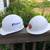 2 white like new hard hats 1 thumbnail