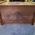 Wood Toy Chest with Cowboy Graphics 1940-50s 8 thumbnail