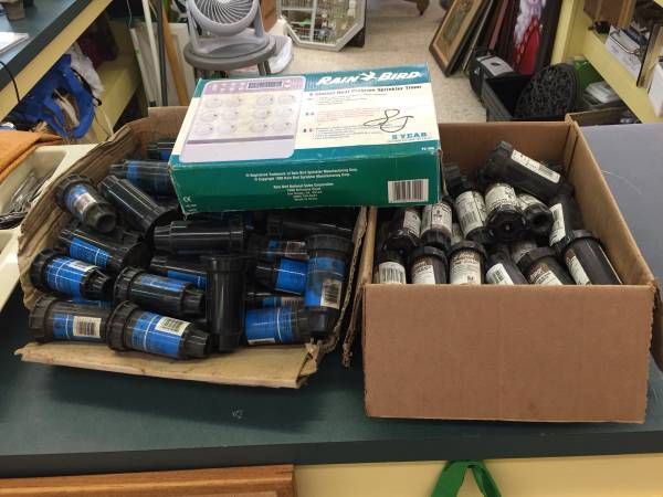 NOS SPRINKLER HEADS and  CONTROLLER 1