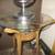 Antique Table w/ Glass *Long Legs* 1940's 3 thumbnail