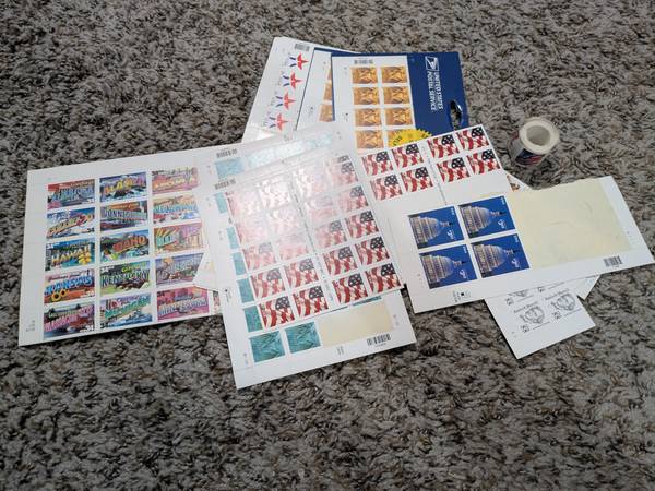 US Mail stamps worth over $200 1