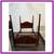 Queen Size Vintage British Four Poster Bed Frame 6 thumbnail