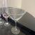 (4) Champagne glasses, (2) large martini glasses (1) pink glass 5 thumbnail