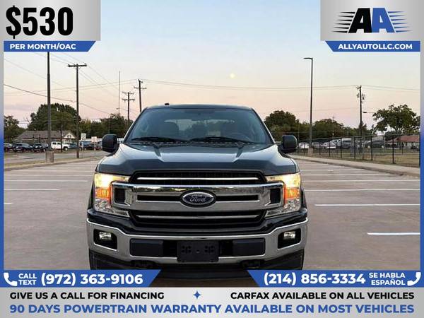 $530/mes - 2018 Ford F150 F-150 SuperCrew Cab XLT Camioneta 4D 4x4 - $19,995 (Ally Auto LLC)63489167738497122