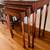 Tables nesting set of 3 tables solid wood mahogany finish vintage 8 thumbnail