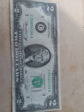 Very Rare Bicentennial $2 bill 1