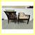 Barbara Barry For Baker Furniture Double X Armchairs, Pair 6 thumbnail