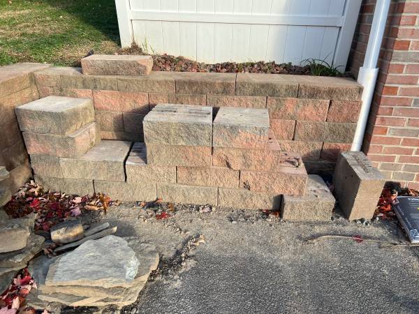 Red Retaining wall block - FREE 1
