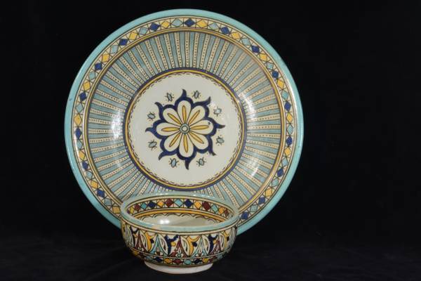 2 Pottery Bowls from Morocco 1