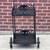 WROUGHT IRON BLACK ROLLING CART 6 thumbnail