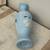 Vintage 60’s Jim Beam Blue Milk Glass Grecian Decanter-Socra tes Plato Aristot 8 thumbnail