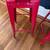 two tall metal red bar stools stool 7 thumbnail