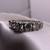White Stone Lady's Silver & Stone Ring 925 Silver 3.49g 2 thumbnail