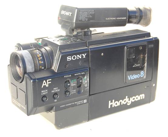 `VIDEO 8 COMPACT SONY HANDYCAM COLOR CAMCORDER 1