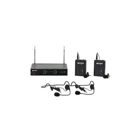Gemini VHF Series VHF-02HL Wireless Professional Audio System 1
