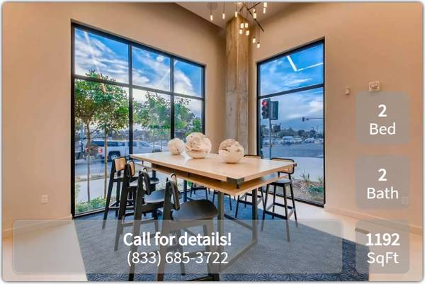 $3,426 / 2br - 1192ft2 - Asiente, extiéndase: ¡encuentre su lugar feliz! (Vista)63845975483011120