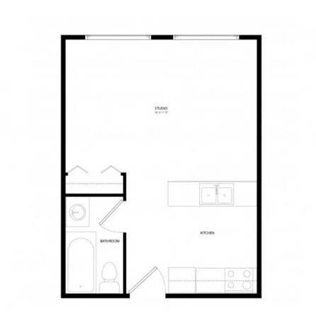 $1,130 / 420ft2 - Excelente espacio para todos los gustos. ¡Te encantará nuestro estudio! (Anchorage - Cerca del aeropuerto Ted Stevens)64014169566978122