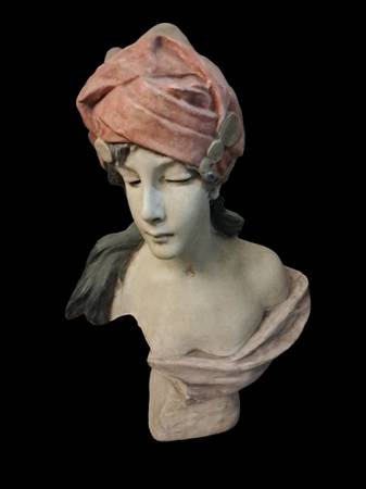 Bust statue of woman - $50.00 OBO - Approximately 26" x 15.5" 1