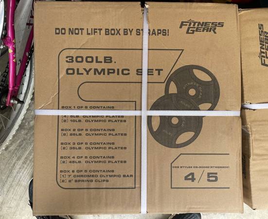 Brand New! Olympic Weight Plates (Pair of 45s) - $99 (Alpharetta/Johns Creek)63441254812803123